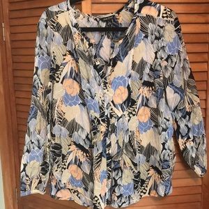 Lucky Brand peasant shirt